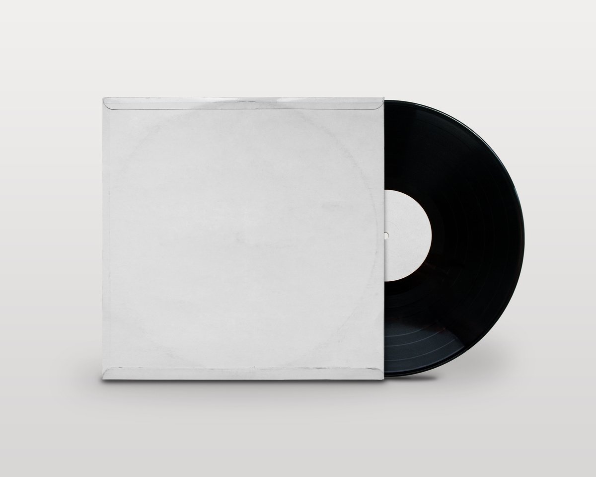 Blank Vinyl Record Jacket